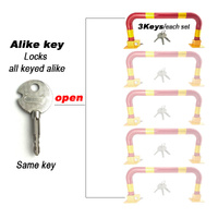 Arch Parking Barrier Fold Down Vehicle Security Locker Keyed Alike