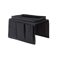 Sofa Armrest Fabric Organiser Side Pouch Storage Bag Damp Proof Double Sided