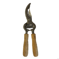 Curved Pruning Shears | Wooden Handle