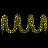 20M Christmas Garland LED Lights Party Xmas Decorations 1400 Tips
