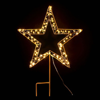 Christmas Lights 100 LED Fairy Light Ground Star Garden Decoration