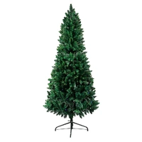 SANTACO Prelit Slim Pencil Christmas Tree 2.4M