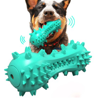 Blue Squeak Dog Toothbrush