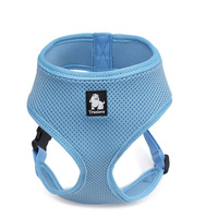 Dog Harness with Steel D Ring - Blue, XS