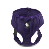 Dog Harness with Steel D Ring - Purple, XS