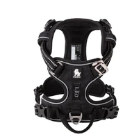  No Pull Explosion Proof Dog Harness - Black, L