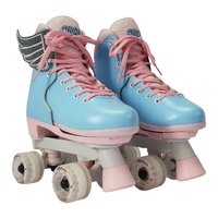 Circle Society Adjustable Kids Quad Roller Skates - Cotton Candy Rhythm Skates