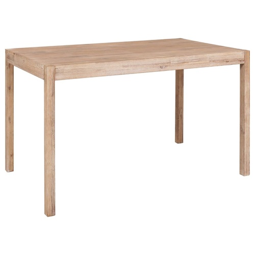 7 Piece Dining Set Solid Wood Acacia