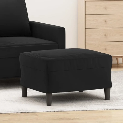 Footstool Black 60x50x41 cm Velvet