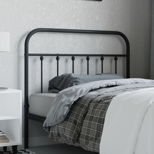 Metal Replace Headboard Black 107 cm