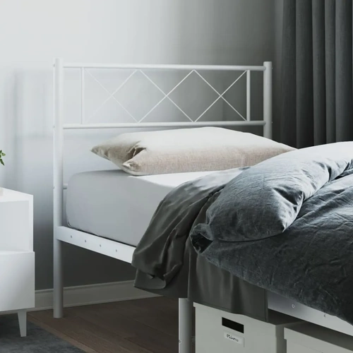 Metal Replace Headboard White 90 cm