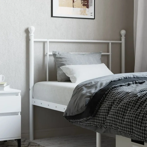 Metal Replace Headboard White 90 cm