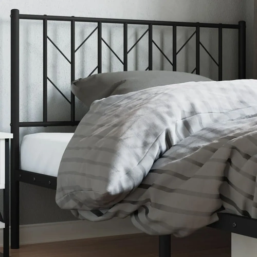 Metal Replace Headboard Black 107 cm