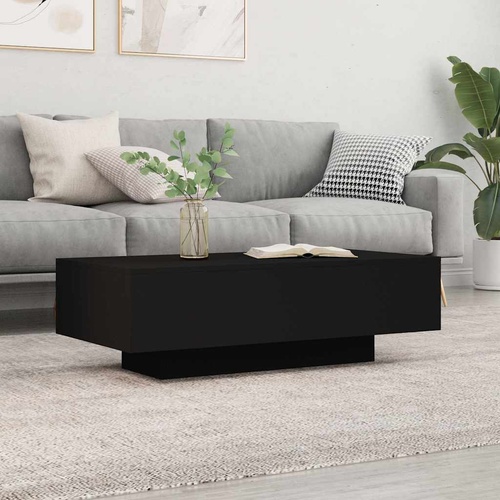 Coffee Table Black 100x49.5x31 cm Engineered Wood