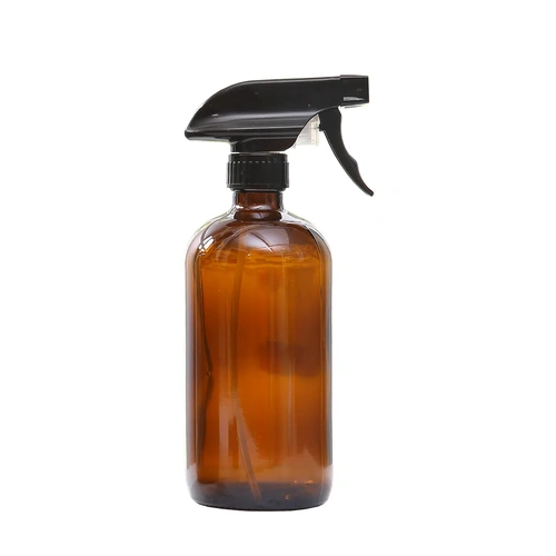 6x 500ml amber glass spray bottles trigger