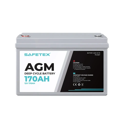  12v 170ah agm deep cycle lead