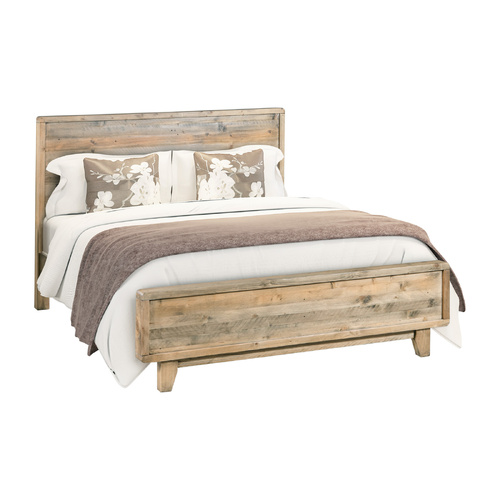 Woodland Bedframe Double Size Rustic Timber