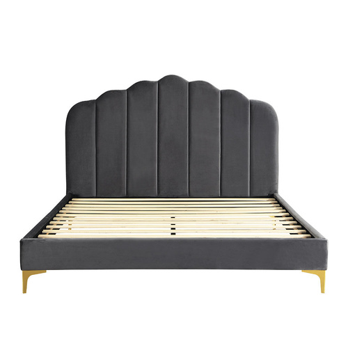  Bed Frame Queen Size Mattress Grey