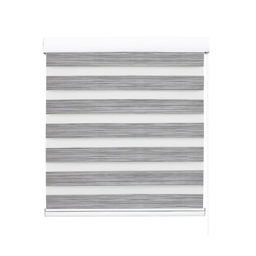  blackout zebra roller blind curtains 180x210 grey