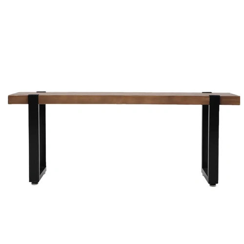 2x dining bench chairs wooden 115cm