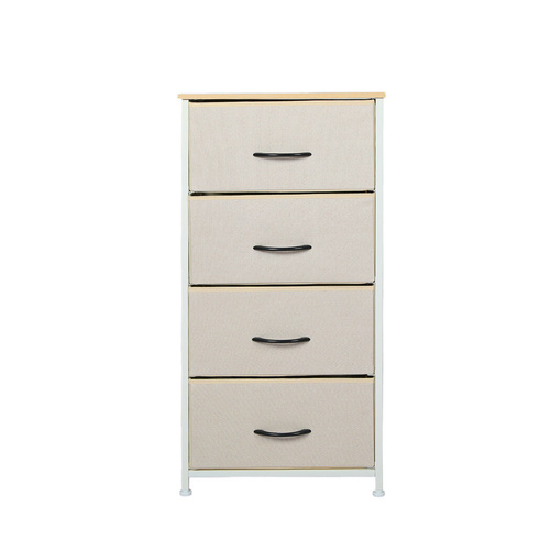  Storage Cabinet Tower Chest Beige
