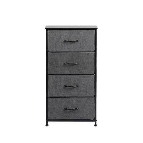  Storage Cabinet Tower Chest Dark Grey