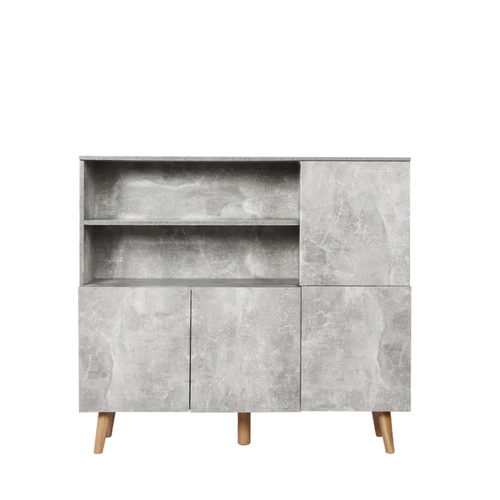  buffet sideboard storage cabinet grey