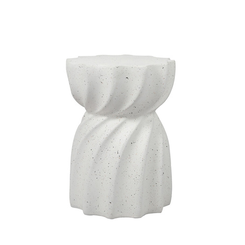  Side Table End Terrazzo Hourglass