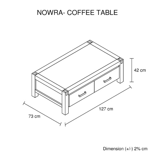 Nowra Coffee Table Oak