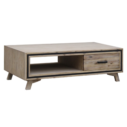 Seashore Coffee Table Silver Brush