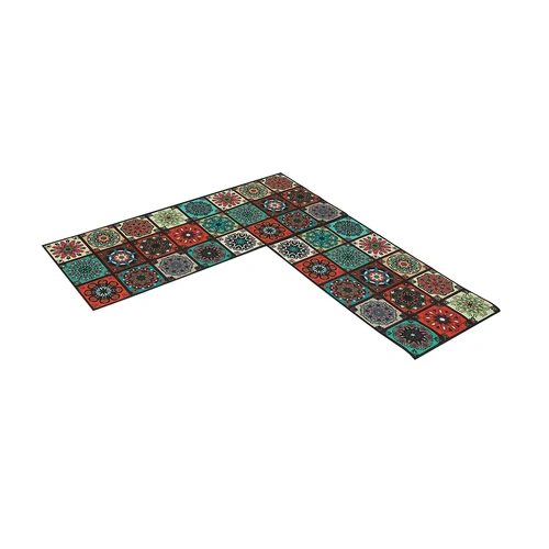  2x Kitchen Mat Floor Rugs Area 45x120cm