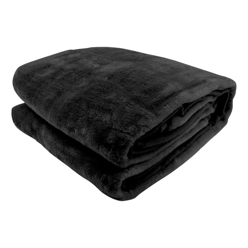 Hill 600GSM Faux Mink Blanket Double-Sided Queen Size