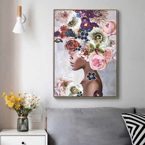 Foolish in Love II Gold Frame Canvas Wall Art