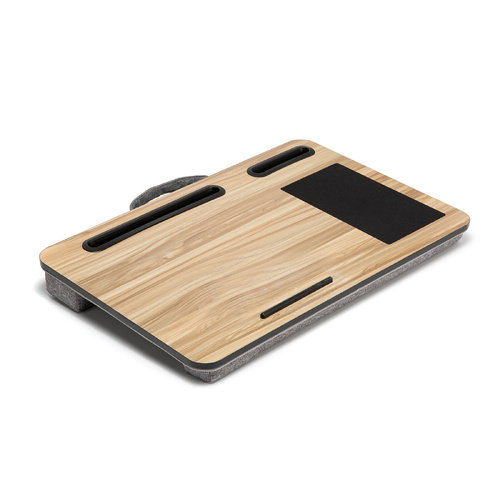Kandaka Acacia Lap Desk Laptop Tablet Stand Cushioned Lapdesk Mousepad