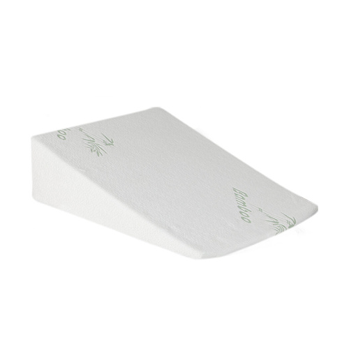Bedding Wedge Pillow Memory Foam Cushion Back Neck Support Bamboo Cover