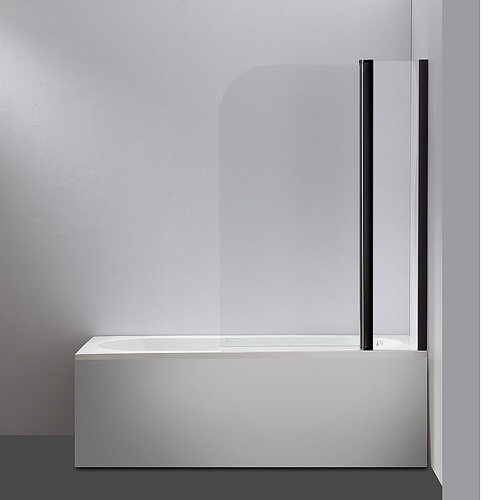 180° Pivot Door 6mm Safety Glass Bath Shower Screen By Della Francesca