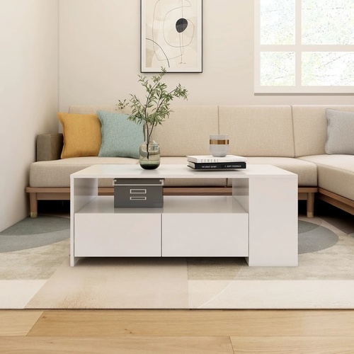 Coffee Table 102x55x42 cm Engineered Wood