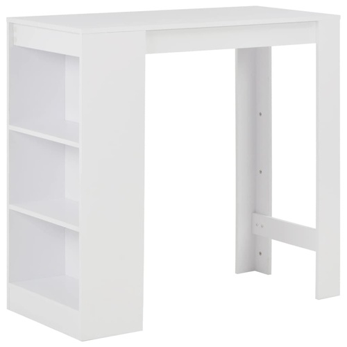 Bar Table with Shelf 110x50x103 cm