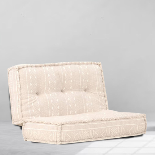 Caldicot Pouffe 100x100x20 cm Fabric