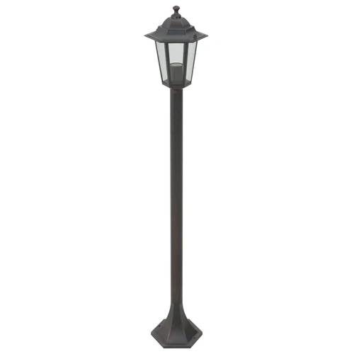 Garden Post Lights 6 pcs E27 110 cm Aluminium