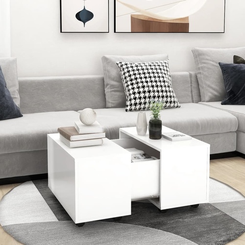 Coffee Table 60x60x38 cm Engineered Wood