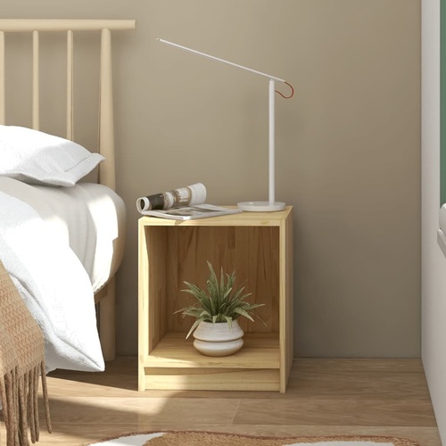 Hoover Bedside Cabinet 35.5x33.5x41.5 cm Solid Pinewood