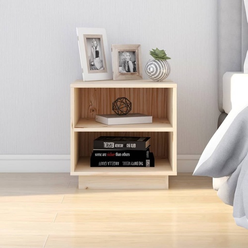 Glens Bedside Cabinet 40x34x40 cm Solid Wood Pine