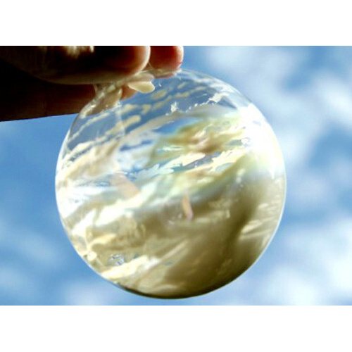 4 x Glass Bauble Diameter Round Clear with Silver Cap - table or tree centrepice personal memory theme craft gift