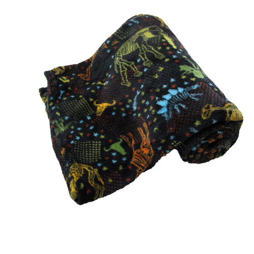 190GSM Boys Cool Ultra Soft Coral Fleece Throw 127 x 152cm