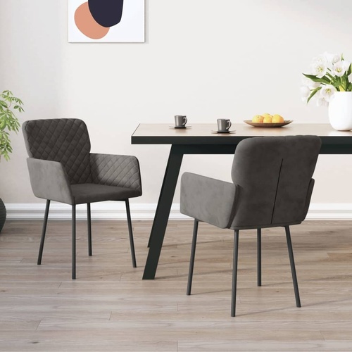 Dining Chairs 2 pcs Velvet