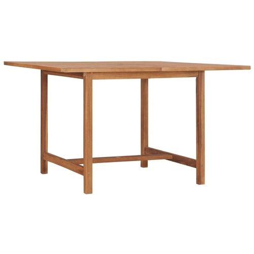 Garden Dining Table 110x75 cm Solid Wood Teak