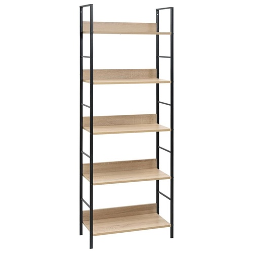 4-Layer Book Shelf Oak Engineered Wood