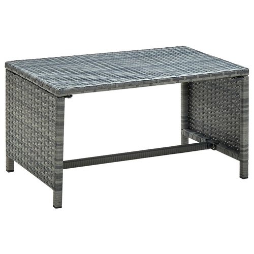 Coffee Table 70x40x38 cm Poly Rattan