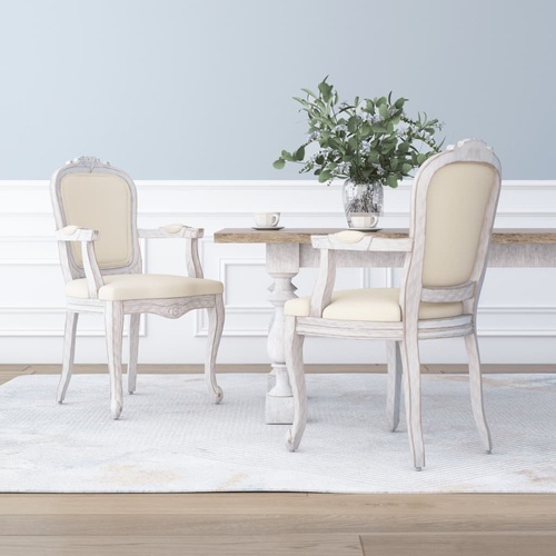 Dining Chairs 2 pcs 62x59.5x100.5 cm linen